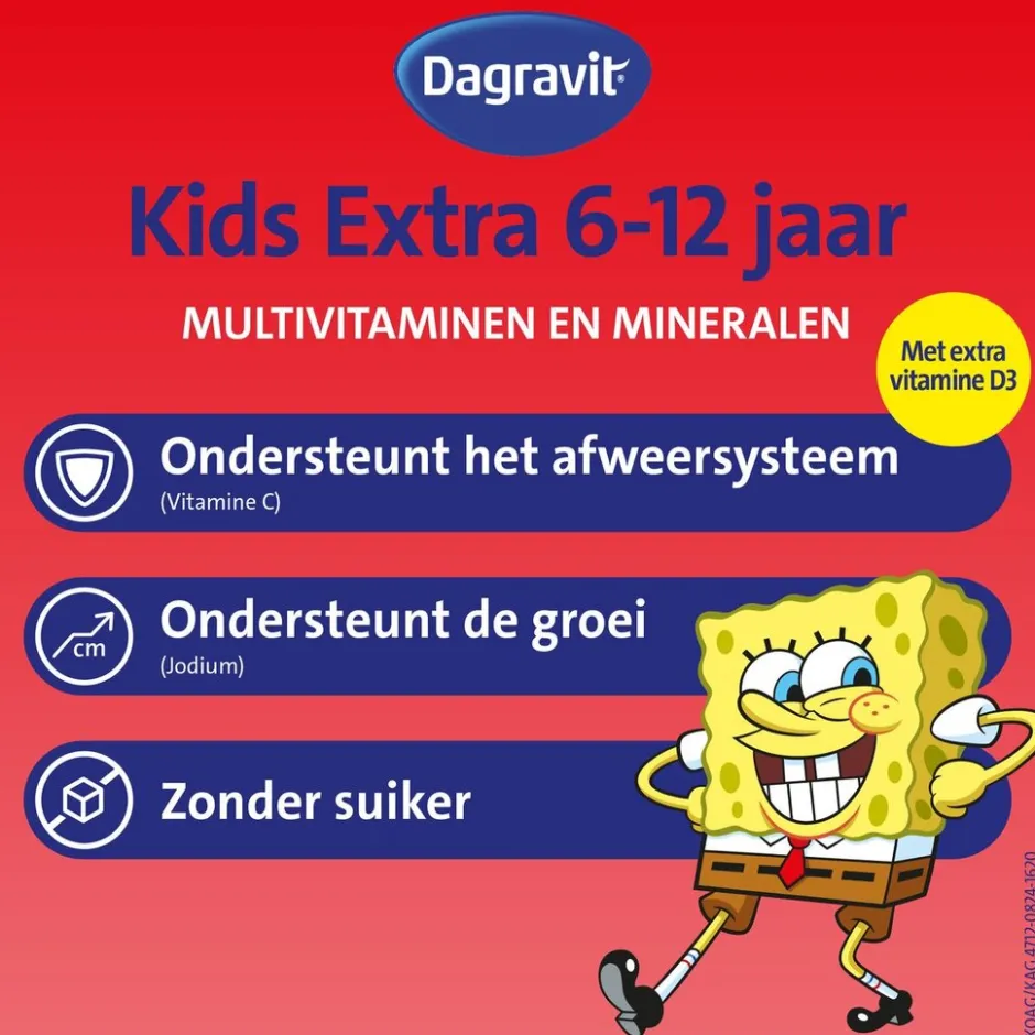 Outlet Dagravit Kids Multivitaminen Kauwtabletten