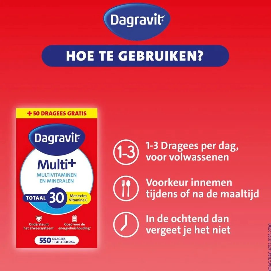 Best Dagravit Totaal 30 Multivitaminen en Mineralen Dragees