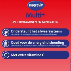 Outlet Dagravit Totaal 30 Multivitaminen en Mineralen Dragees