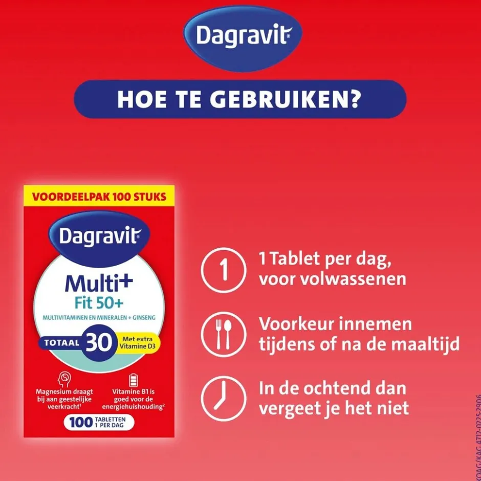Online Dagravit Totaal 30 Vitaal 50+ Tabletten