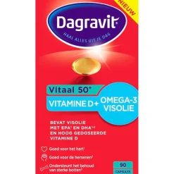 Outlet Dagravit Vitaal 50+ Vit D + Omega-3 Visolie Capsules