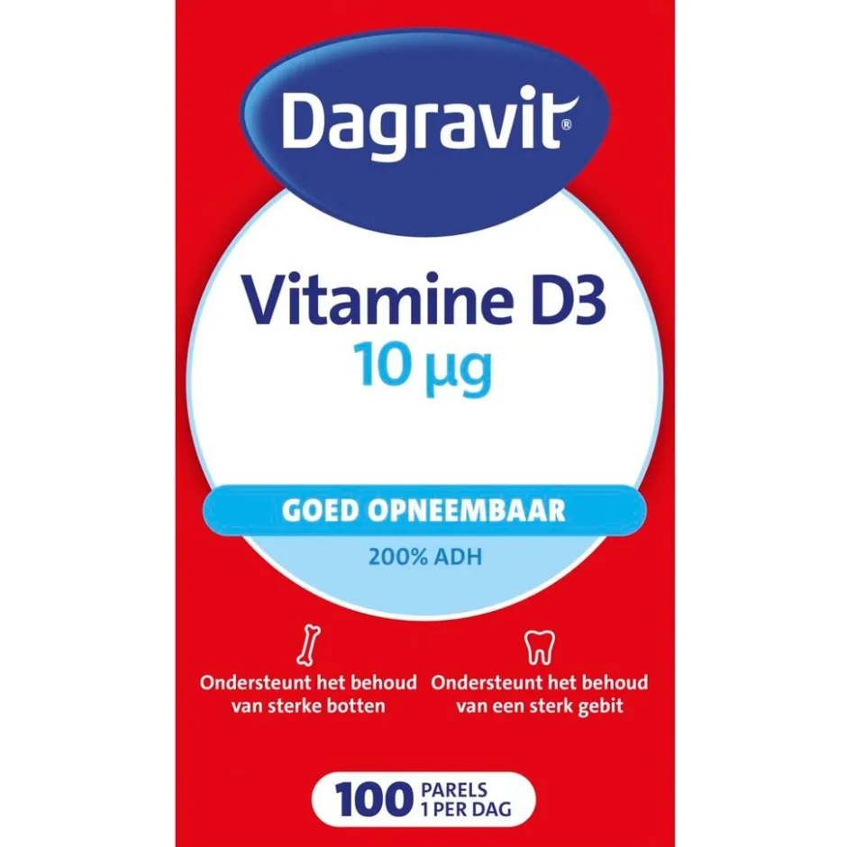 Sale Dagravit Vitamine D3 10ug Parels