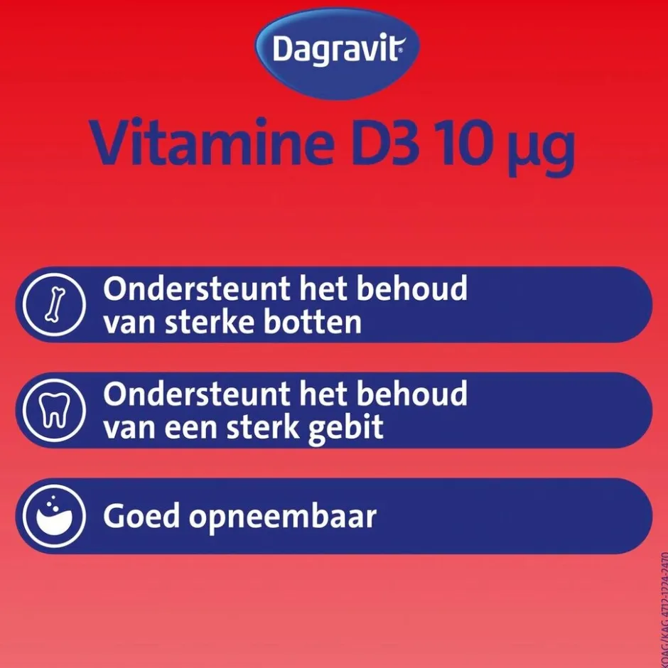 Sale Dagravit Vitamine D3 10ug Parels