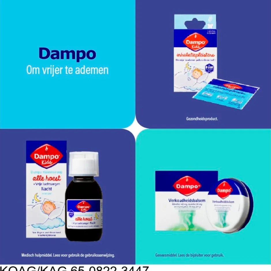 Best Dampo Alle Hoest + Vrije Luchtwegen Suikervrije Kindersiroop