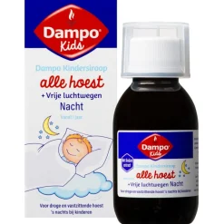 Hot Dampo Kids Alle Hoest + Vrije Luchtwegen Nacht Kindersiroop