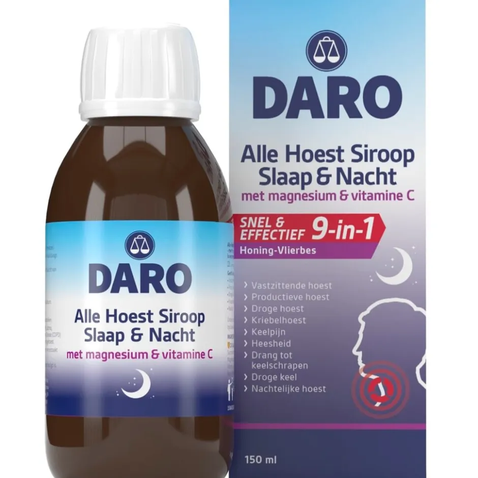 Discount Daro Alle Hoest Siroop Slaap & Nacht Hoestsiroop