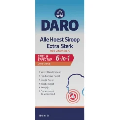 Hot Daro Extra Sterk Alle Hoest Siroop met Vitamine C