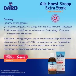 Hot Daro Extra Sterk Alle Hoest Siroop met Vitamine C