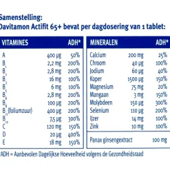Discount Davitamon Actifit 65+ Tabletten