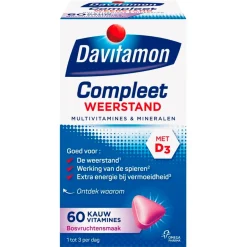 Online Davitamon Compleet Weerstand Bosvruchten Kauwtabletten