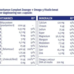 Hot Davitamon Compleet Zwanger + Omega-3 Visolie Capsules