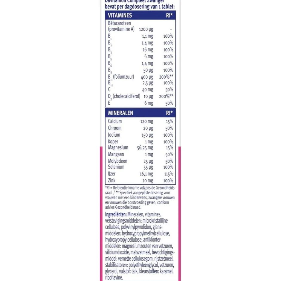 Online Davitamon Compleet Zwanger Tabletten
