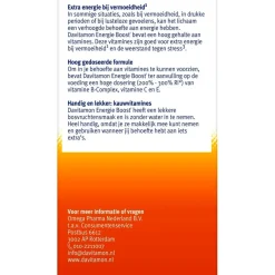 New Davitamon Energie Boost¹ Hooggedoseerde Bosvruchten Kauwvitaminen