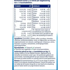 Davitamon Junior 3-12 Banaan Kauwtabletten