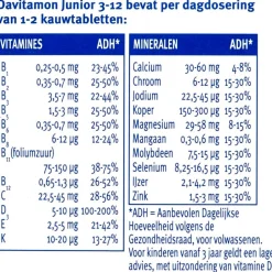 Sale Davitamon Junior 3+ Multifruit Kauwtabletten