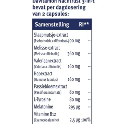 Hot Davitamon Nachtrust 3-in-1 Capsules