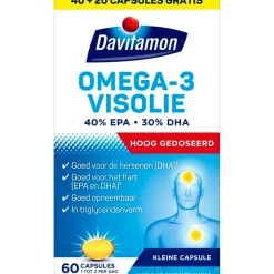 New Davitamon Omega-3 Visolie 60 Capsules