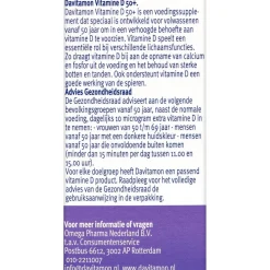 New Davitamon Vitamine D 50+ Smelttabletten