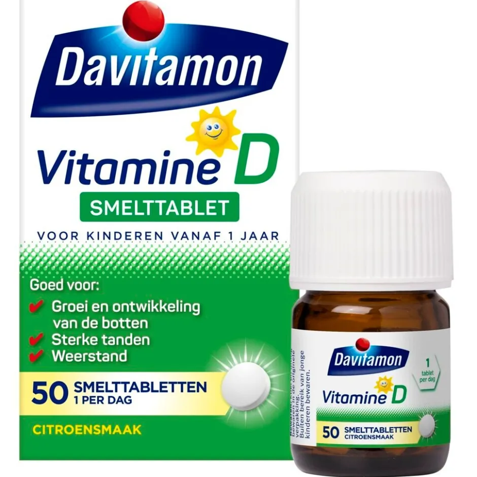 New Davitamon Vitamine D Kind Smelttabletten