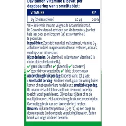 New Davitamon Vitamine D Kind Smelttabletten