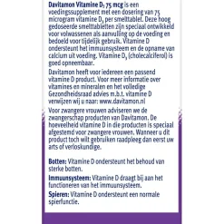Online Davitamon Vitamine D3 75mcg Smelttabletten