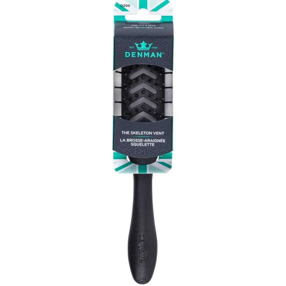 Hot Denman D200 The Skeleton Vent Borstel