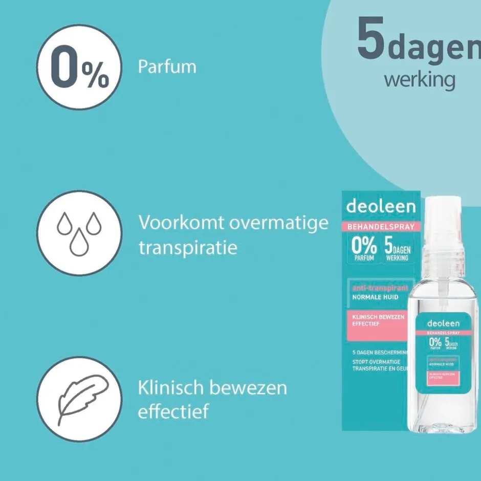 Hot Deoleen Antitranspirant Behandelspray