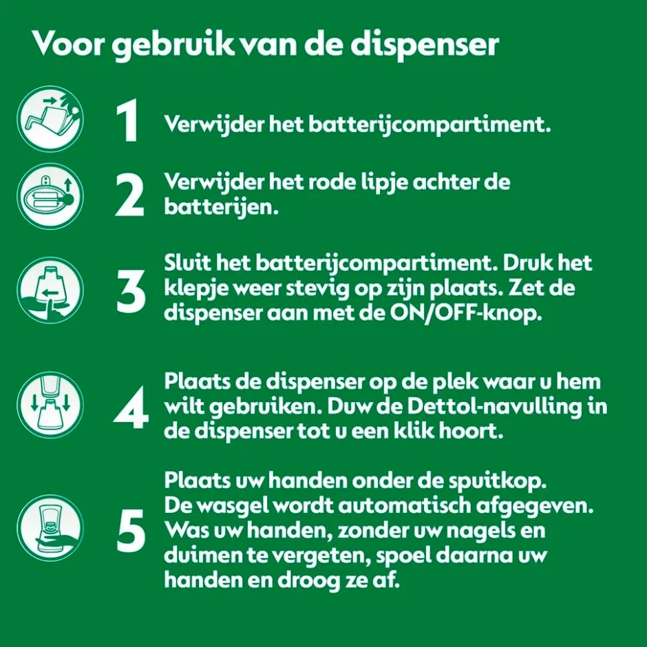 New Dettol No-Touch Aloë Vera Automatische Zeepdispenser