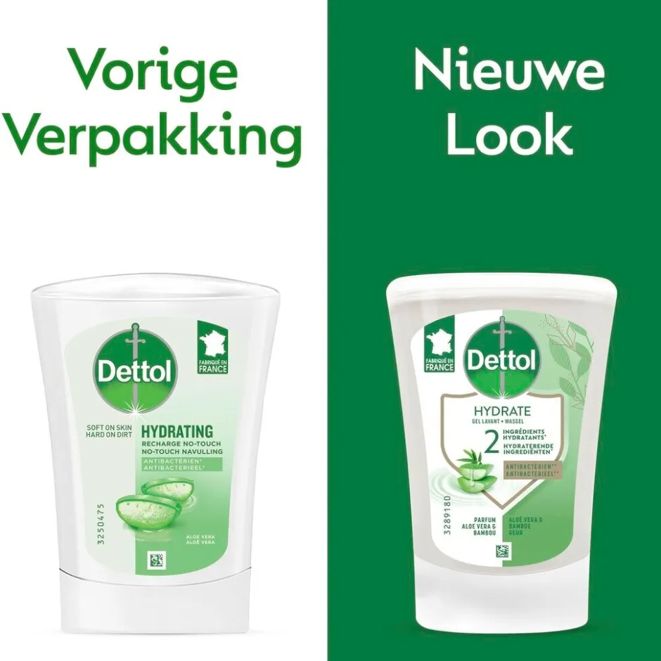 New Dettol No-Touch Aloë Vera Automatische Zeepdispenser