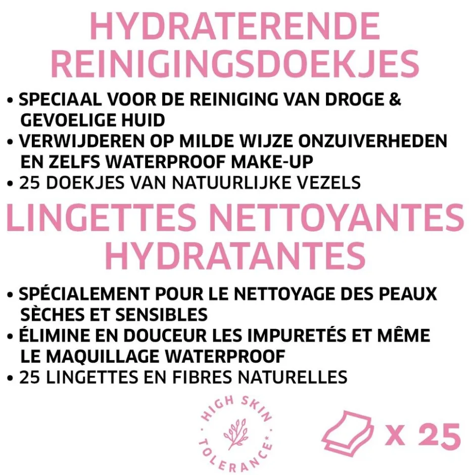 Clearance Diadermine Hydraterende Reinigingsdoekjes