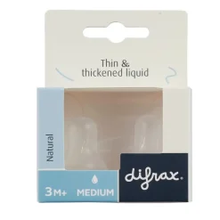New Difrax Natural 3+M Medium Flessenspenen