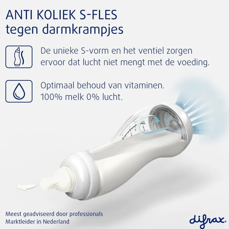 New Difrax Natural 0+M S-Fles