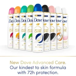 New Dove Advanced Care Go Fresh Cucumber & Green Tea Antitranspirant Deodorant Spray