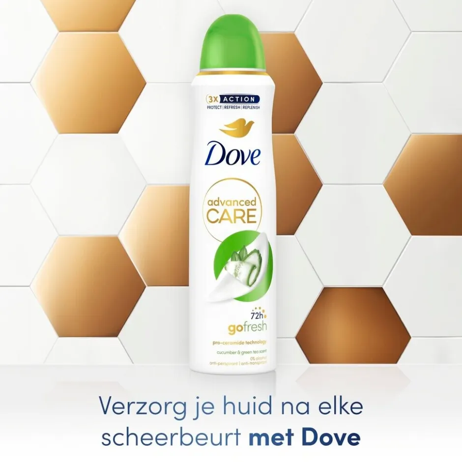 New Dove Advanced Care Go Fresh Cucumber & Green Tea Antitranspirant Deodorant Spray