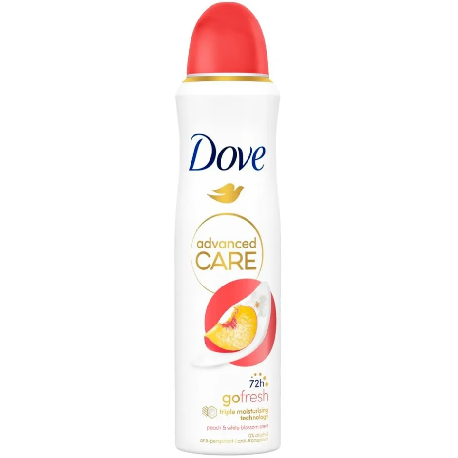 Dove Advanced Care Go Fresh Peach & White Blossom Antitranspirant Deodorant Spray