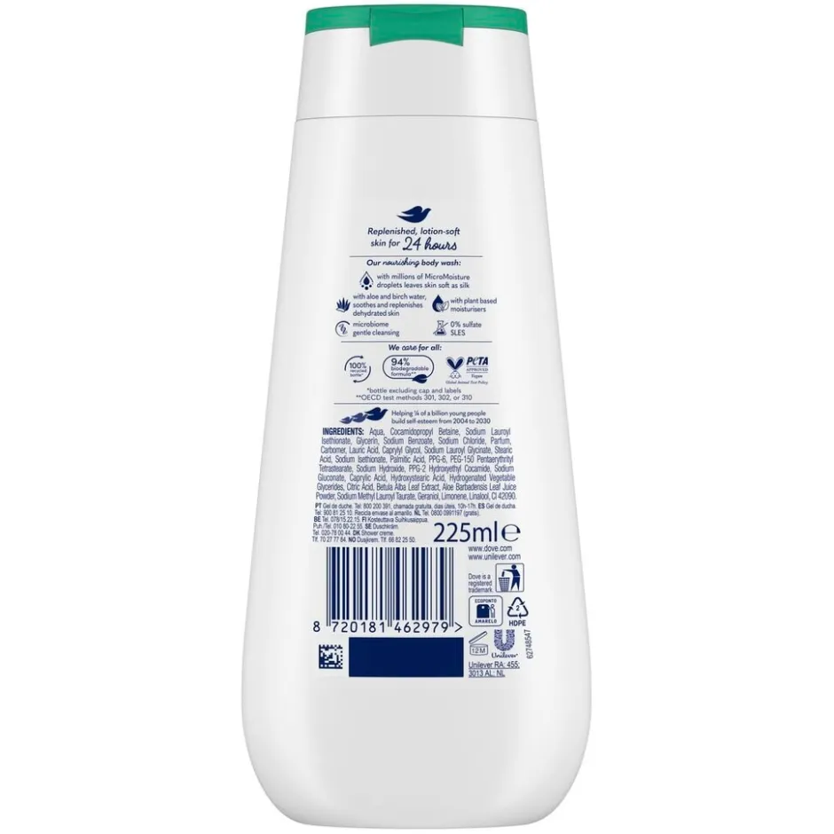 Outlet Dove Advanced Care Hydrating Care Douchegel