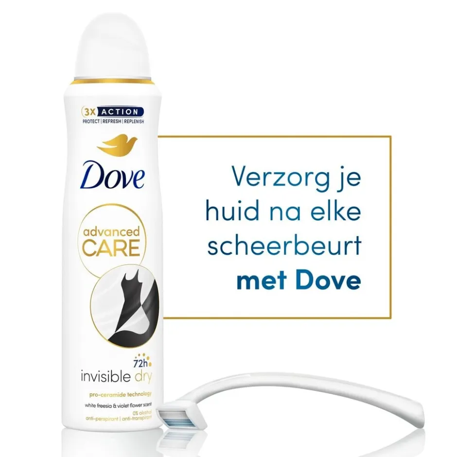 New Dove Advanced Care Invisible Dry Antitranspirant Deodorant Spray