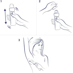 Hot Dove Go Fresh Pear & Aloe Vera Antitranspirant Spray