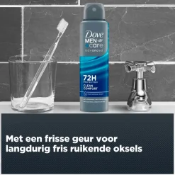 Dove Men + Care Advanced Clean Comfort Antitranspirant Deodorant Spray
