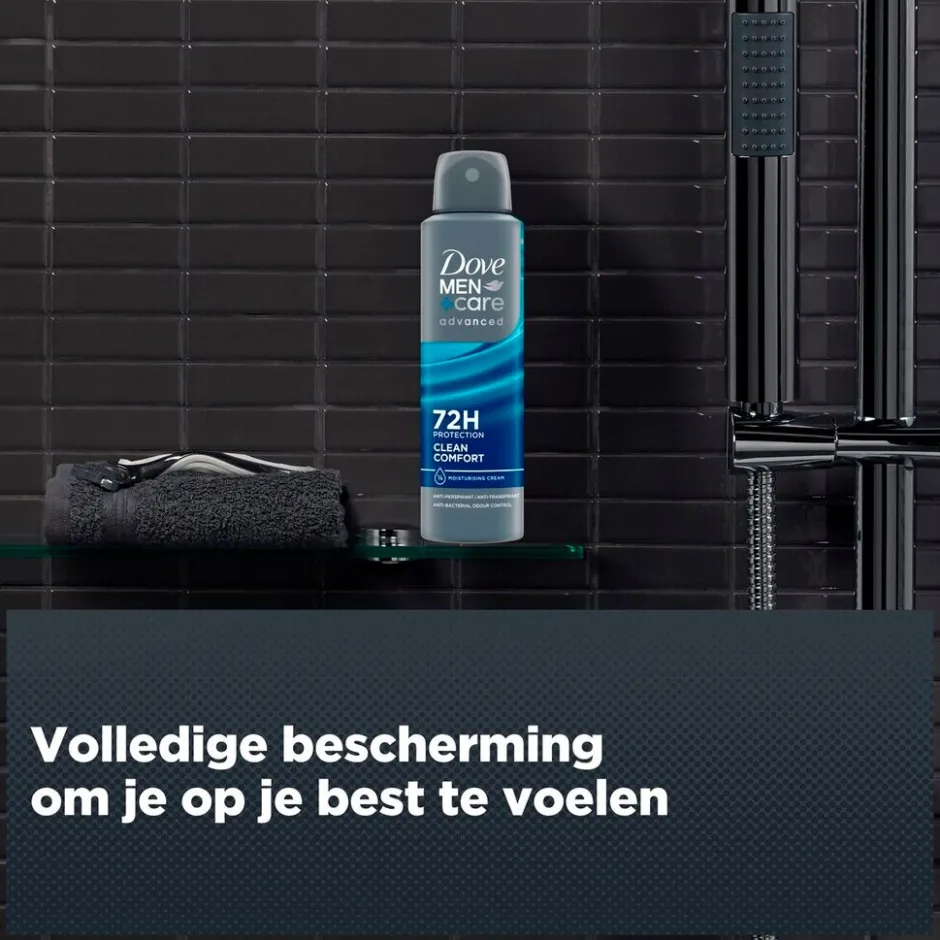 Dove Men + Care Advanced Clean Comfort Antitranspirant Deodorant Spray