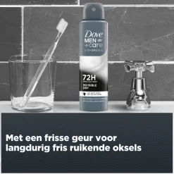 Hot Dove Men +Care Advanced Invisible Dry Antitranspirant Deodorant Spray