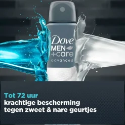 Hot Dove Men +Care Advanced Invisible Dry Antitranspirant Deodorant Spray