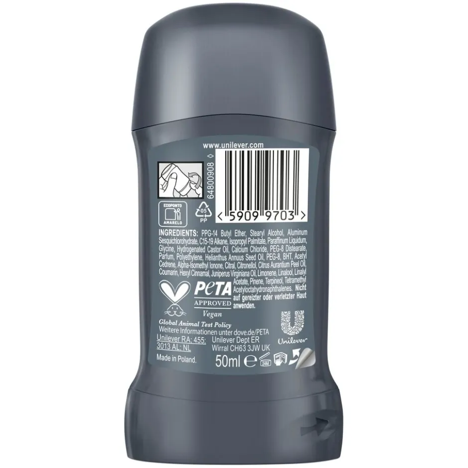 Dove Men +Care Clean Comfort Antitranspirant Deostick