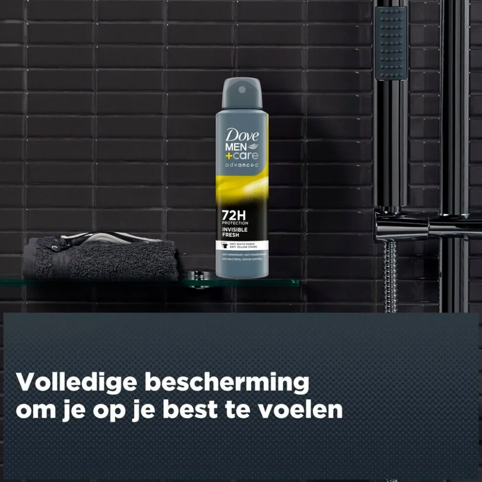 Hot Dove Men +Care Invisible Fresh Antitranspirant Spray