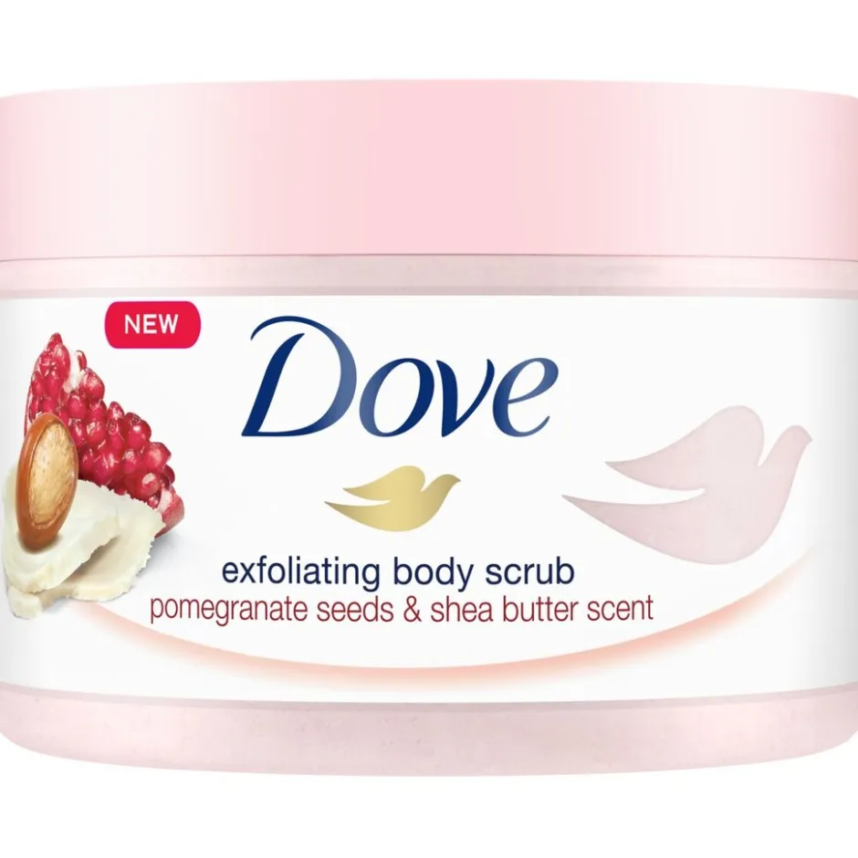 Clearance Dove Pomegranate & Shea Butter Exfoliating Body Scrub