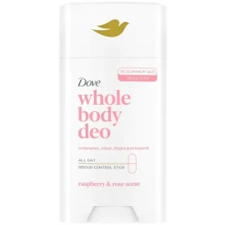 Hot Dove Whole Body Raspberry & Rose Deodorant Stick