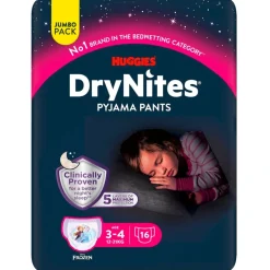 Best Drynites Girls 3-4 Jaar Pyjamabroekjes