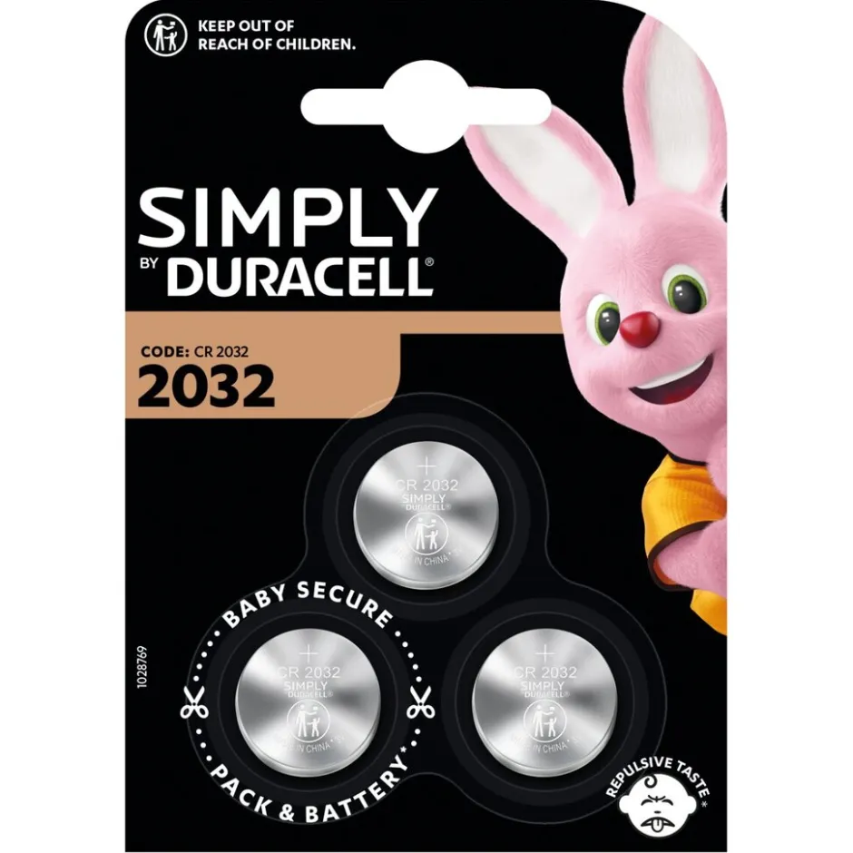 Clearance Duracell CR2032 Knoopcel Batterijen