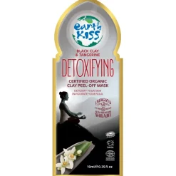 Outlet Earth Kiss Black Clay & Tangerine Detoxifying Clay Peel-Off Masks