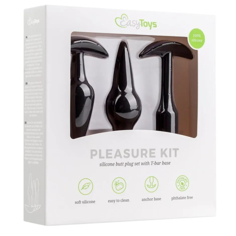 Sale EasyToys Pleasure Kit Siliconen Butt Plug set